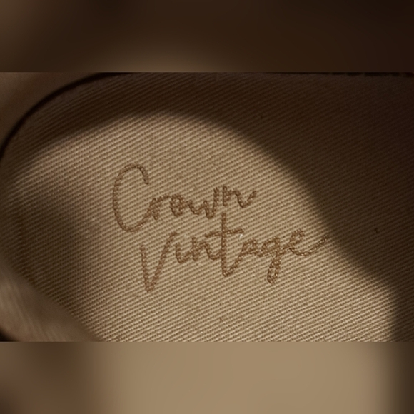 Crown Vintage Adelite Navy & White Jute Boho Neutral Casual Sneaker Shoe SZ 7.5M - Picture 7 of 8